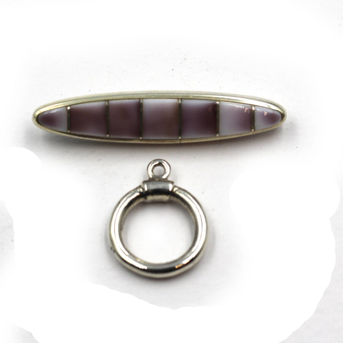 (ITG-185) Purple Shell Inlay Toggle