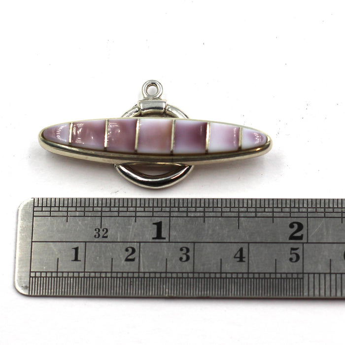 (ITG-185) Purple Shell Inlay Toggle