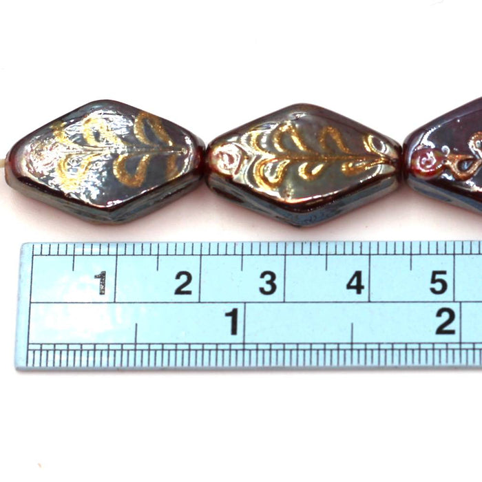 (INDIA063) Red Luster With Flower