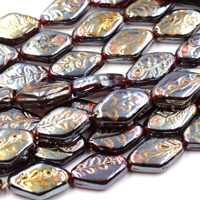 (INDIA063) Red Luster With Flower