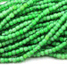 6mm Green White Hearts