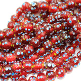 Red Glass Bump Beads