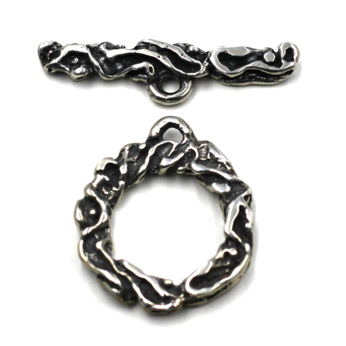 Sterling Freeform Toggle Clasp