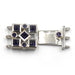 3 Strand Iolite Box Clasp
