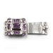 3 Strand Amethyst Box Clasp