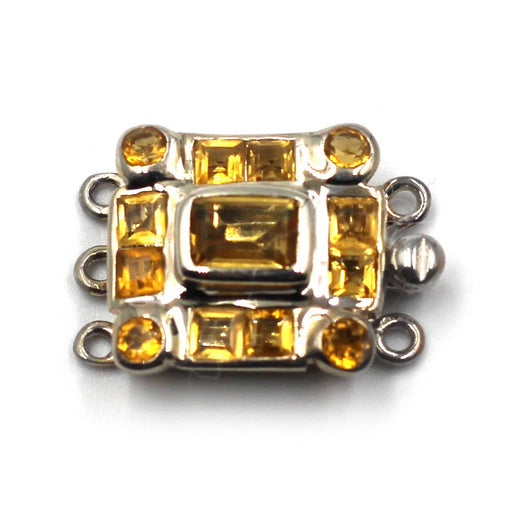 3 Strand Citrine Box Clasp