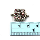 Single Strand Garnet Box Clasp