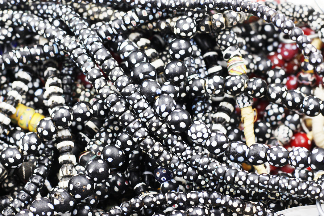 Old African Trade Beads (Dog teeth Beads)