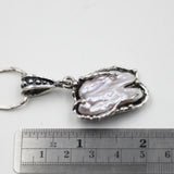 Sterling Silver Pendant with Baroque F.W. Pearl