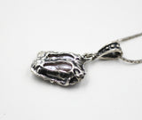 Sterling Silver Pendant with Baroque F.W. Pearl