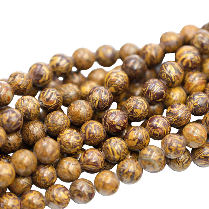 (elj001) 8mm Elephant Jasper Beads