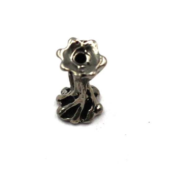 (SB-002) Sterling Silver Freeform Bead