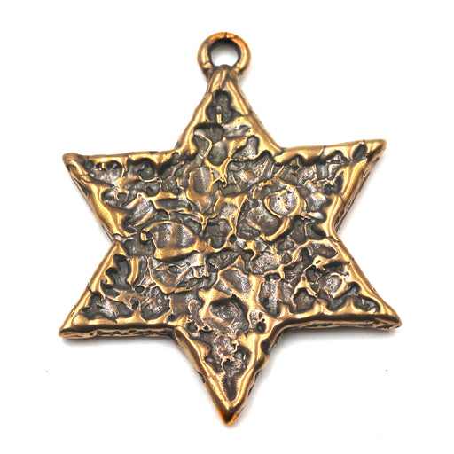 Large Bronze Star Of David