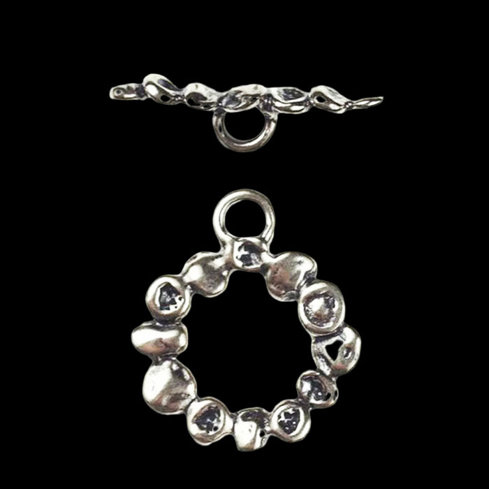 (STG-042) Free-Form Sterling Toggle Set