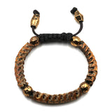 Snake Vertebrae & Bronze Bracelet