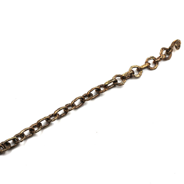 (ABR031) Bronze Link Bracelet