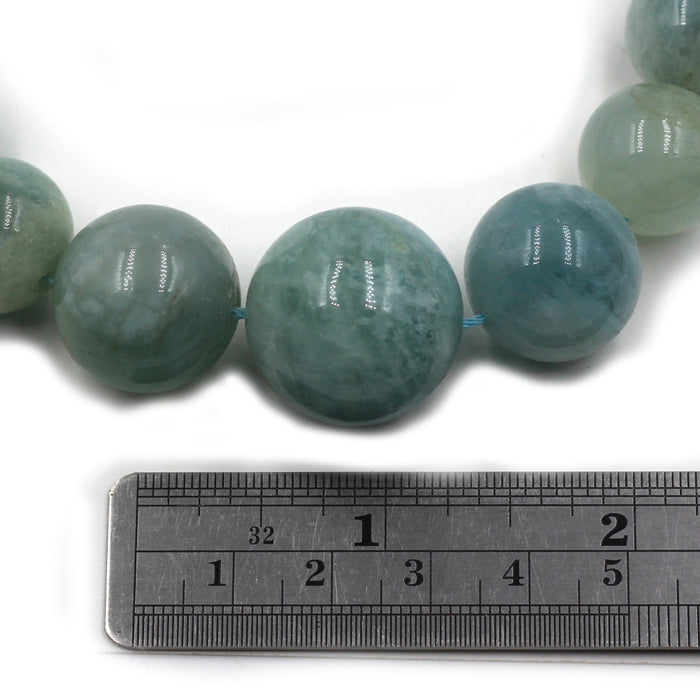 Graduated Aquamarine Rounds