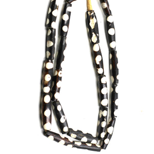 (African013) African Bone Batik Beads