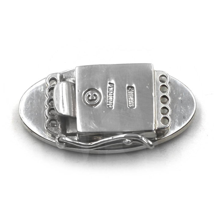 (bcl-007) 5-Strand Paua Shell Oval Box Clasp