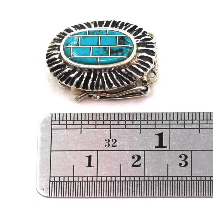 5 Strand Turquoise Box Clasp