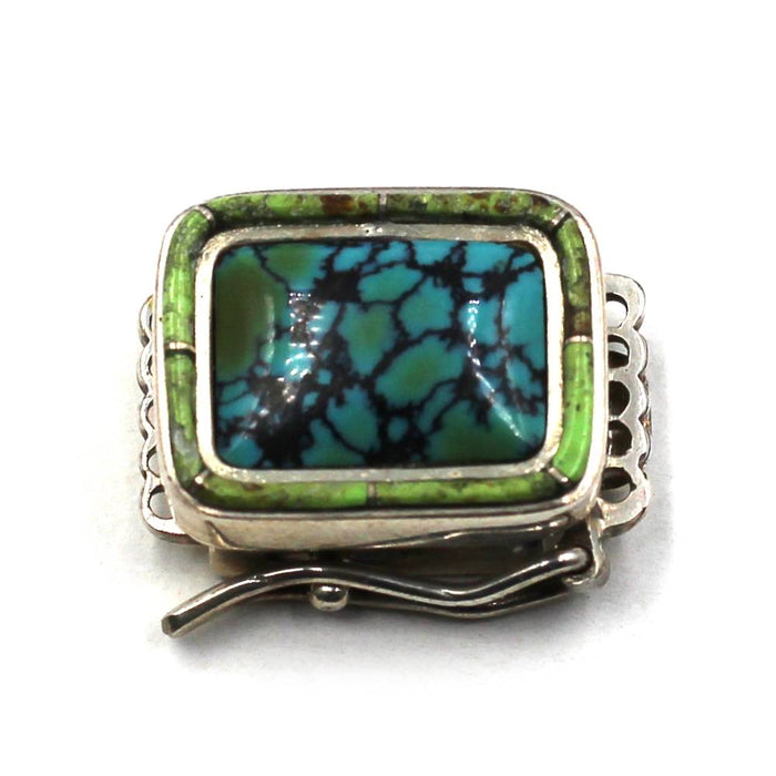 5 Strand Turquoise & Gaspeite Box Clasp