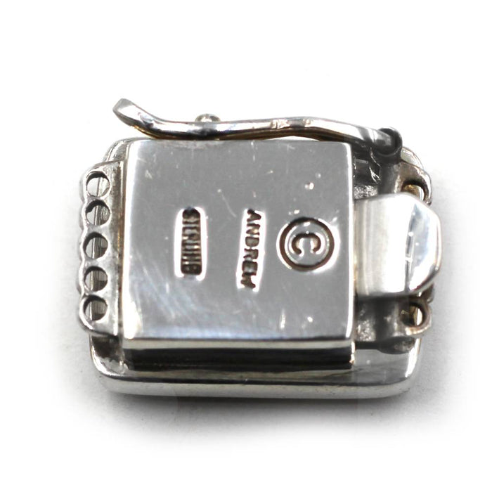 5 Strand Banded Agate Box Clasp