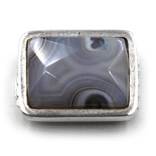 5 Strand Banded Agate Box Clasp