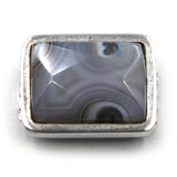 5 Strand Banded Agate Box Clasp