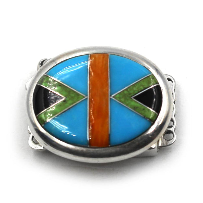 5 Strand Multi Stone Box Clasp