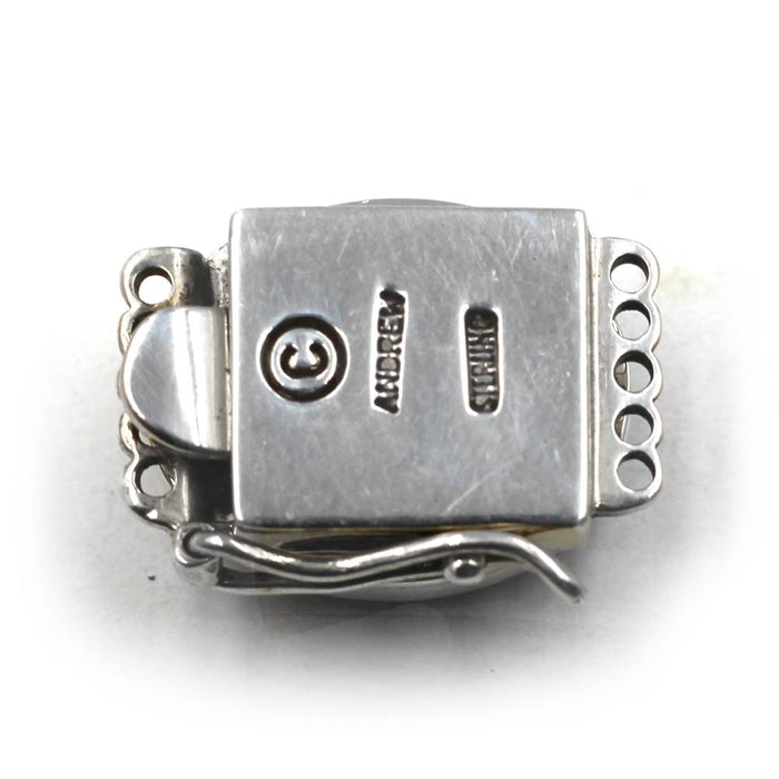 (bcl-110) 5 Strand Turquoise Box Clasp