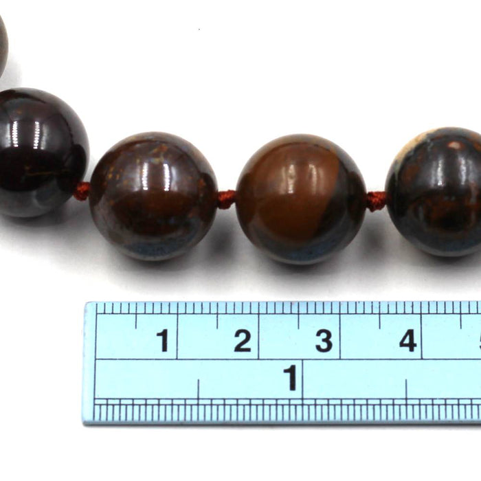 (BOPA-006) 16mm Round Boulder Opal Beads