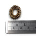 Dotted Oval Bronze Link