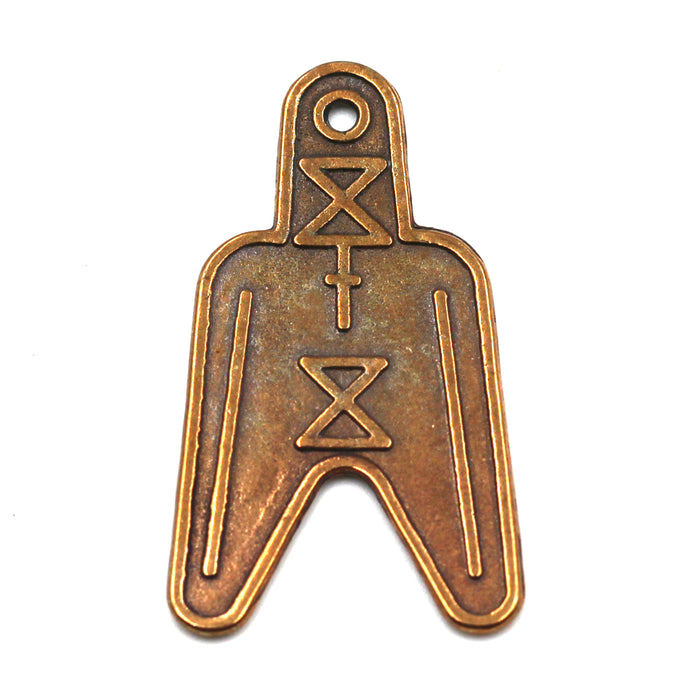 (bzrc042-9544) Bronze reproduction of Antique Chinese coin