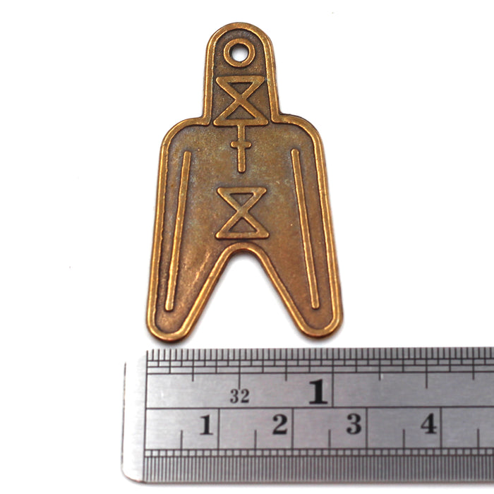 (bzrc042-9544) Bronze reproduction of Antique Chinese coin