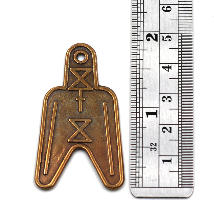 (bzrc042-9544) Bronze reproduction of Antique Chinese coin