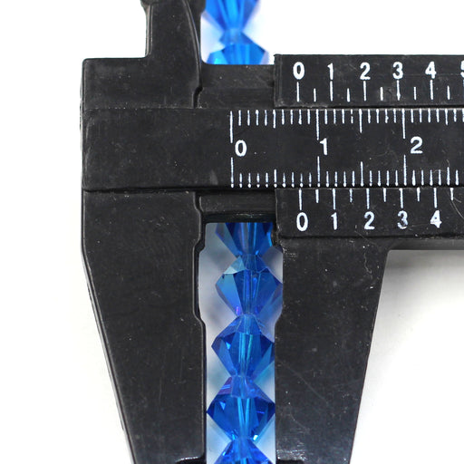 8mm Bicone Capri Blue AB Swarovski Crystal