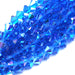 8mm Bicone Capri Blue AB Swarovski Crystal