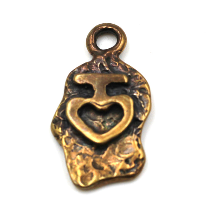 (bzp379-N0018) Bronze Charm
