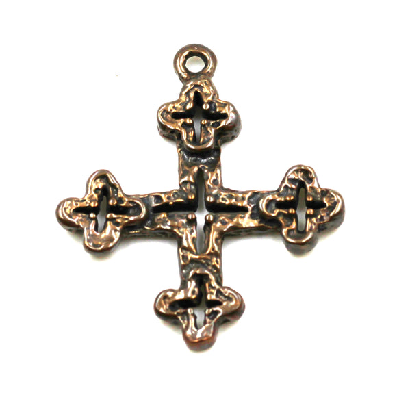 (bzp218-N0651) Cross With Cross Cut Outs
