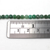 4mm Faceted Flat Round Emeralds
