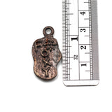 (bzp086-9996) Bronze Foxy Lady Charm