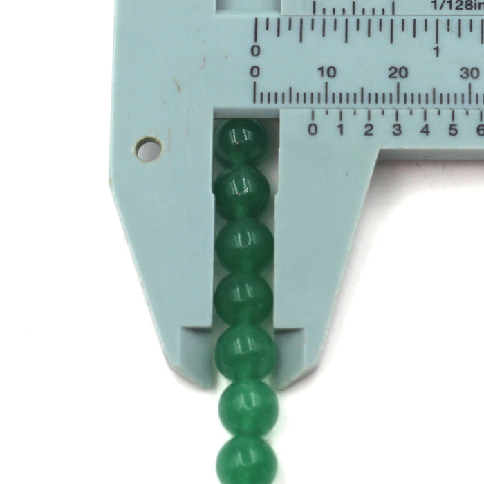 8mm Round Green Aventurine