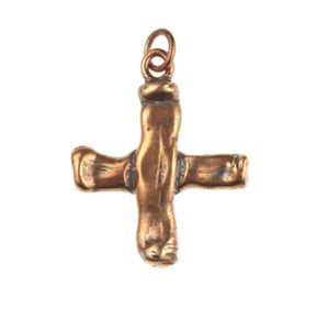 (bzp204-9720) Bronze S.W. Type Cross; small but heavy