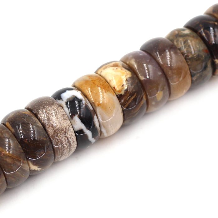 20mm Peanut Jasper Rondelles
