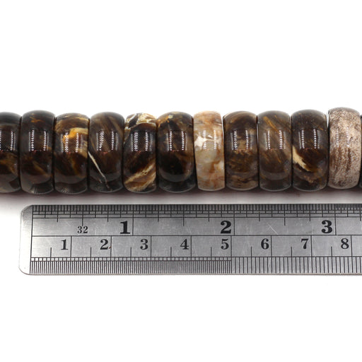 20mm Peanut Jasper Rondelles