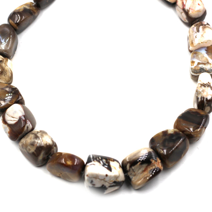 (jas105) Peanut Wood Jasper Nuggets