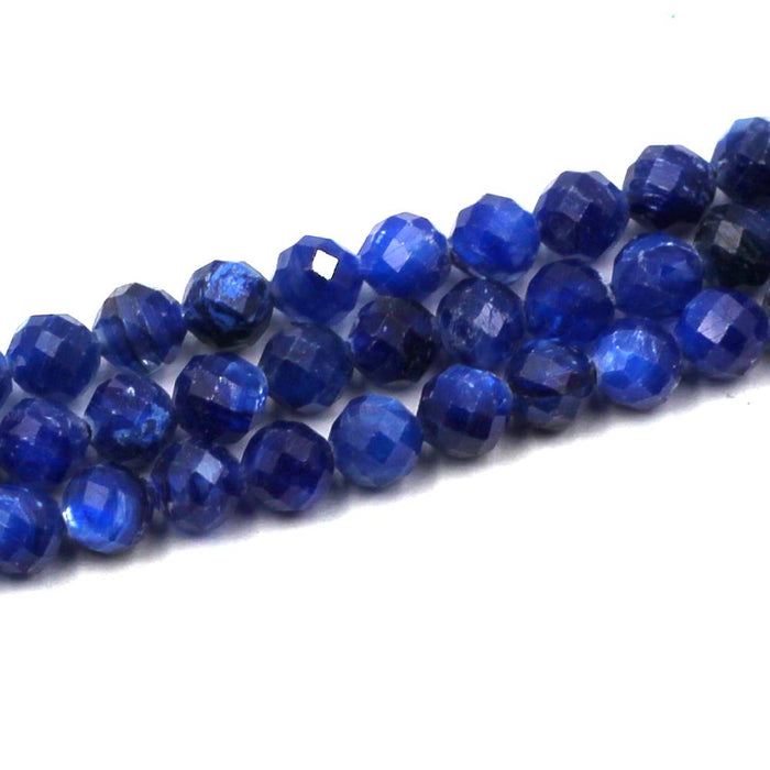 (kyan001) 4mm Round Faceted Kyanite