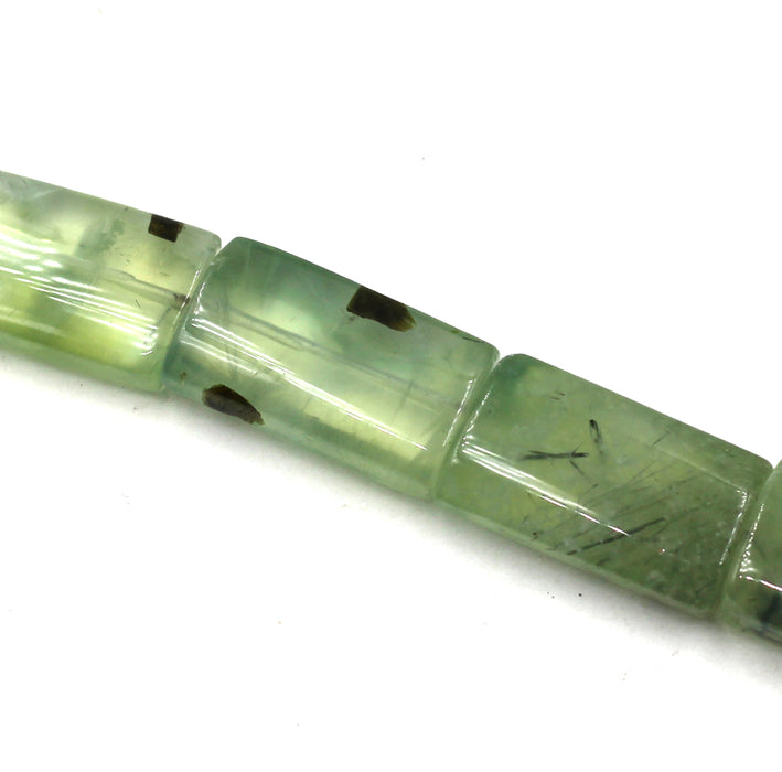 13mm Wide Flat Rectangular Prehnite