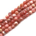 4mm Faceted Rhodocrosite