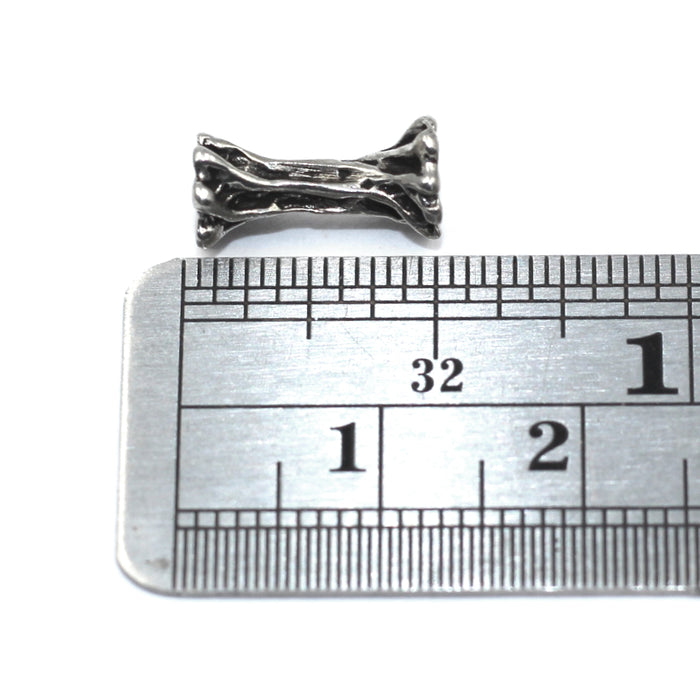 (SB-002) Sterling Silver Freeform Bead